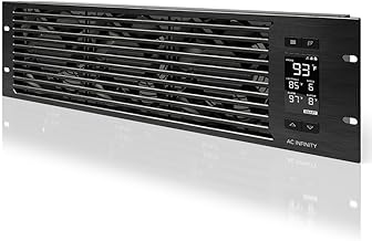 AC Infinity CLOUDPLATE T9 – 19 Zoll Racklüfter 3 HE, Abluftstrom zur Kühlung von AV, Heimkino…