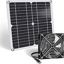 Solar Ventilator, 12W wetterfestes Solarpanel mit DC-Ventilator für kleine Hühnerställe, Gewä…