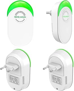 Power Saver, 4 Stück Energiespargerät stromspargerät, Smart Energy Saver GeräTe, Energiespar-…
