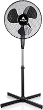 TRESKO AERSON Standventilator 40cm | Ventilator höhenverstellbar bis 120cm | hoher Luftdurchsatz…