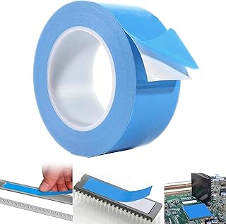 Thermisches Klebeband Leitend, 25m x 20mm Wärmeleitendes Doppelseitiges, Klebeband Wärmeleitend…