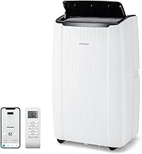 COSTWAY 14000 BTU mobile Klimaanlage mit Abluftschlauch, 4-in-1 Klimagerät mit Heizung, Lüfter …
