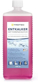 TROTEC 1000ml qualitativer Flüssig-Entkalker mit praktischem Farbindikator für Luftentfeuchter,…
