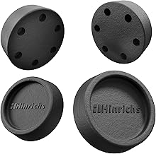Hinrichs 4er Set Schwingungsdämpfer rund schwarz – Dämpfer Waschmaschine – Vibrationsdämpfer W…