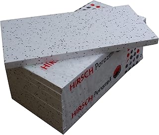 HIRSCH Porozell Wärme-Dämmplatte EPS 035 DEO dm 100, Stärke 30 mm, Paket a 8,00 m² (16 St.)