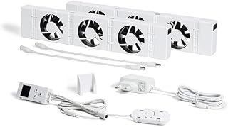 SpeedComfort Heizkörper Ventilator mit Control Sensor – Duo-Set (2X) – Bis zu 22% Energieeinspar…