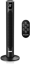 Brandson – Turmventilator mit ECO DC Motor – sehr leise – 8 Geschwindigkeitsstufen – Timer 1-…