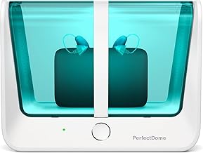 PerfectDome Entfeuchtungsgerät und UV-C-Behandlung für Hörgeräte allein oder mit ihren Ladege…