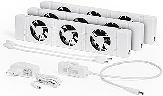 SpeedComfort Heizkörper Ventilator 3er Set – 3 Stück Heizkörperventilatoren – energieeffizie…
