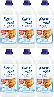 7tlg. Pflege-Set: 6x1000ml Kuschelweich Hygiene-Spüler Wäsche-Desinfektion 72WL + STUDIO.MUNET …