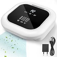 Ozon-Luftreiniger,Ionisator Luftreiniger 5000Mah,Mit Uv-Sterilisation,Aromatherapie,4 Modi,Luftre…