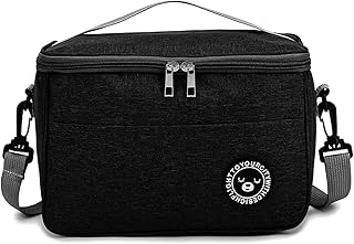 Kühltasche 12L faltbar, Isoliertasche für Picknick, Reisen & Arbeit, Wiederverwendbare Lunchtas…