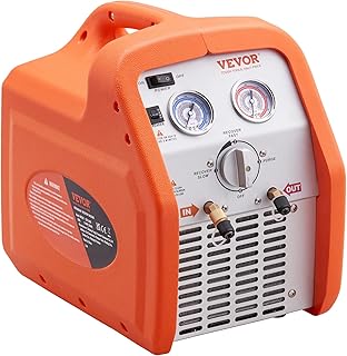 VEVOR Kältemittelabsauggerät Kältemittel Absaugstation, 3/4 HP Kältemittel Absauggerät Refri…