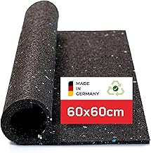 BAUHELD® Antivibrationsmatte Waschmaschine 60×60 x 0,6cm [1 Stück] – Robuste Antirutsch-Matte a…
