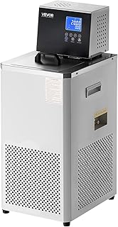 VEVOR Laborkühler mit Umwälzpumpe, -30 °C bis 100 °C, 6 L Interne und Externe Doppelzirkulati…