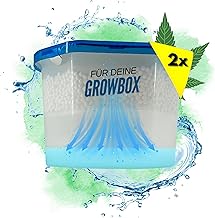 2 Luftentfeuchter 500ml für Growbox Grower Grow Anbau Zubehör Box Boxen Granulat Raumentfeuchte…