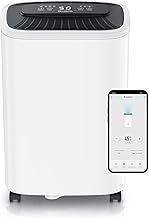 Brandson – Wlan Luftentfeuchter mit Kompressor elektrisch – 10 Liter – WiFi Dehumidifier Raumentf…