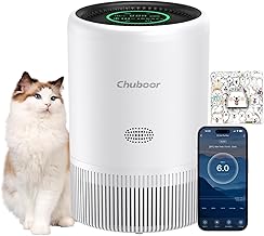 Luftreiniger Allergiker, Air Purifier 3 Geschwindigkeiten, 25dB HEPA Luftfilter gegen Pollen & Ge…