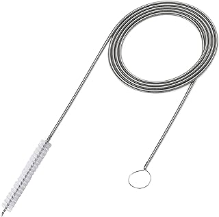 Flexible Abflussbürste 140-150cm,Flexible Reinigungsbürste für Rohre mit Schmalem Abflussloch,…