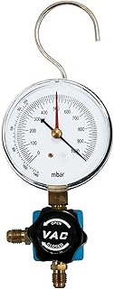 Klimaanlage Split Vakuum Manometer 1/4 SAE – 1/4 SAE Rohrfedermanometer 80mm