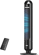 DREO 23dB Leiser Turmventilator, Ventilator mit Kühlung, Fernbedienung für Schlafzimmer, Tower …