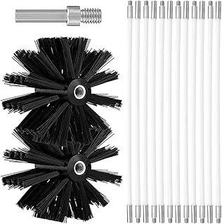 Ofenrohrbürste Ofenbürste Kaminbürste, Kaminbürsten-Kit, Kanalentlüftungs Reinigungsset, Bü…