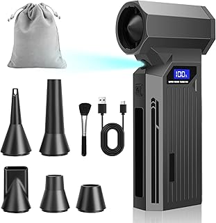 Elektrisches Air Duster- Viafexna 120000RPM Ultra-Starkes Staubgebläse Ohne Kabel, Druckluft, 4-…