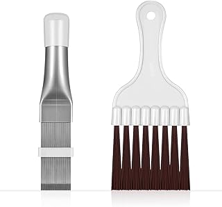 2 Stück Kondensator Reinigung Kamm, Klimaanlage Lamellenkamm Reinigungsbürste, Edelstahl Flosse…