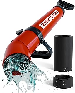 WERKSTEIN Rohrreinigungspumpe I Hochdruck Abflussreiniger zur schnellen und effektiven Rohrreinig…