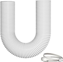 100mm Abluftschlauch, 5 M 5-lagiger Flexibel PVC Alurohr Lüftungsschlauch Schallgedämmter Alu F…