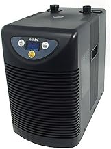 Hailea Ultra Titan 200 Wasser-Durchlaufkühler (HC150=165Watt Kälteleistung, 42cm x 30cm x 42cm,…