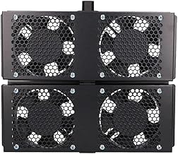 Extralink, Ventilator Panel, 4 Ventilatoren, für Serverschrank Standschrank, 19 Zoll Netzwerksch…