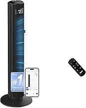 Levoit – Smart APP Turmventilator Leise-Ventilator für Schlafzimmer – 4 Modi/12 Stufen/12 Std Ti…