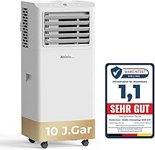 Mobile Klimaanlage 9000 BTU, Klimaanlage Mobil mit Abluftschlauch, Mobiles Klimagerät leise 55dB…