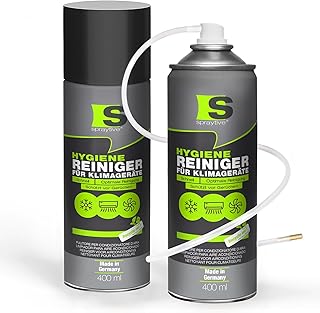 Spraytive 2 x 400ml Hygiene Reiniger für Klimageräte – Klimaanlagenreiniger für Auto & Haus, G…