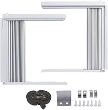 ZYNCUE Verstellbare Klimaanlage, Klimaanlage für Fenster, ABS + PVC, isolierter Zugluftblocker m…