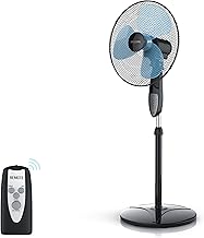Brandson – Standventilator mit Fernbedienung Standlüfter – Ventilator höhenverstellbarer Standf…