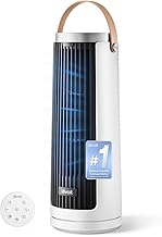 Levoit Kompakt Turmventilator DC Motor – leise ab 20dB Ventilator – 7m/s Kühlung – Tischve…