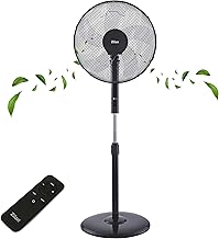 Zilan Standventilator Ø43cm leise mit Fernbedienung & Timer – 48W Leistungsstarker Ventilator …