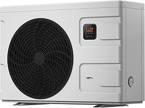 INVERBOOST Elite Pool Wärmepumpe Inverter 12,5 kW für Schwimmbecken & Übererdpools, COP bis 16…