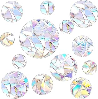 39 Stück Prism-Fenster-Abziehbilder PVC Anti-Kollisions-Aufkleber Vogelschutz Regenbogen Fenster…