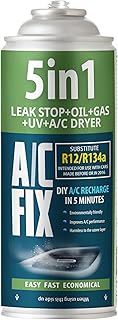 AC FIX 5in1 – R134a Kältemittel XL für Auto Klimaanlage mit Öl, Dichtungsmittel, UV-Farbstoff,…