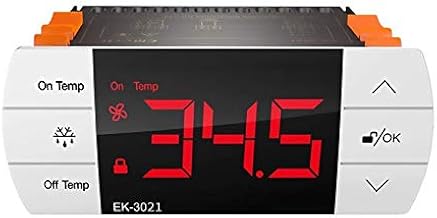 Elitech EK-3021 Temperaturregler mit Doppelsonde, Kühlung & Abtauung, 485-Schnittstelle für Gef…