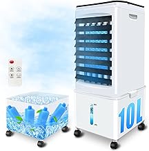 Klimagerät ohne Abluftschlauch, 10L 60W Klimaanlage Mobil mit 12H Timer, 40dB, 120°Oszillation,…