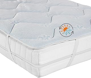 sleepling Matratzenauflage 90×200 cm, Matratzenschoner 90 x 200 cm für Sommer und Winter mit kü…