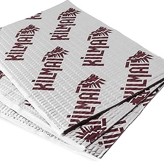 KILMAT 2 mm 0.95 m² Selbstklebende Alubutyl Anti Dröhn Dämmmatte Auto Dämmung Schalldämmung …