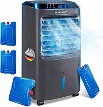 KESSER® Mobile Klimaanlage 4in1 Luftkühler – Air Cooler mit Fernbedienung & Timer, 10L Wasser…