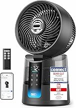 DREO TurboCool Nebelventilator 516S, Tischventilator mit 150°+30° Oszillation, Verdunstungsküh…