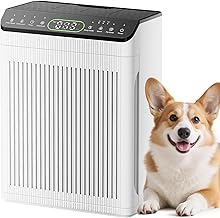 Luftreiniger Allergiker, CADR 420m³/h, 200㎡, HEPA-Air Purifier für Raucherzimmer gegen Rauch,…