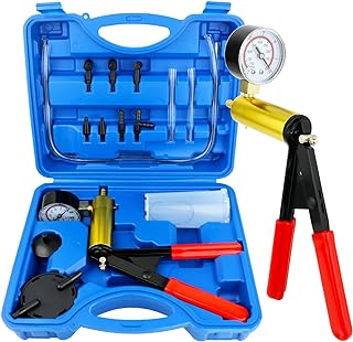 Awsuc Unterdruck Prüfgerät Kfz Vakuumpumpe Druckpumpe Bremsenentlüfter Vakuumtester Kit Bremse…